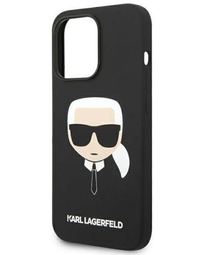 Калъф Karl Lagerfeld - Karl Head, iPhone 14 Pro, черен - 4